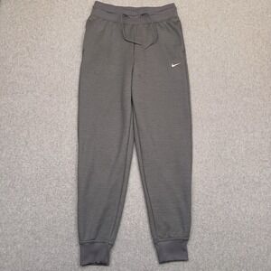 Nike Sweatpants Women's Small Gray Therma-FIT One High-Waisted 7/8 Joggers